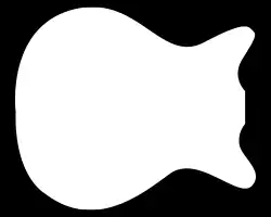 Danelectro 59 Body Shape