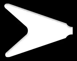 Gibson Flying V Body Shape