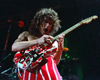 Image of Eddie Van Halen Frankenstrat